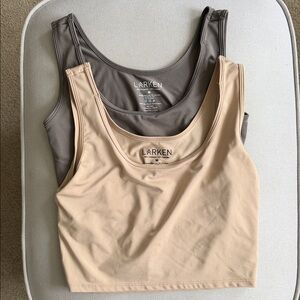 Larken Pumping and Nursing Bras - Cream and Gray